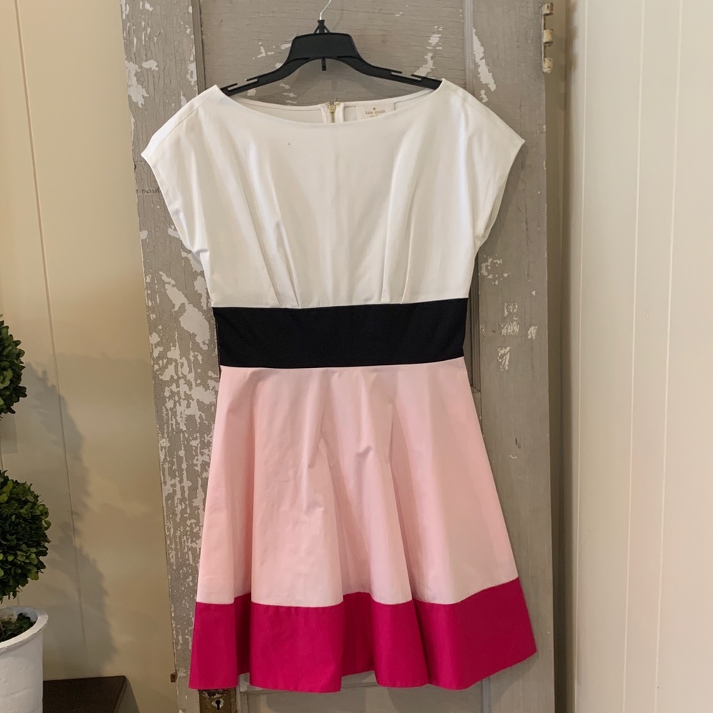 Kate Spade colorblock fiorella dress size 6
